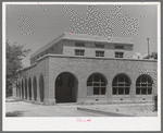 One of the main buildings of the Burro Mountain Copper Company, now inactive, at Tyrone, New Mexico