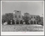 One of the main buildings of the Burro Mountain Copper Company, now inactive, at Tyrone, New Mexico