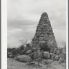 Monument to Ed Schieffelin who discovered the mineral deposits at Tombstone, Arizona