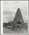 Monument to Ed Schieffelin who discovered the mineral deposits at Tombstone, Arizona