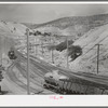 Railroad system at the copper mine at Santa Rita, New Mexico