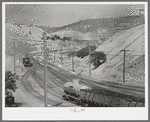 Railroad system at the copper mine at Santa Rita, New Mexico