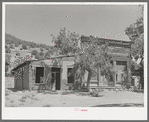 Old store building at Georgetown, New Mexico. The mining operations dates back to the Spanish conquistadores and is now abandoned