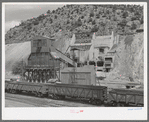 Ore loader at Santa Rita copper mine. New Mexico