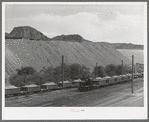 Carloads of ore. Santa Rita copper mines, New Mexico