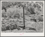 Remains of boiler and other gold mining equipment at Georgetown, New Mexico