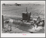 Irrigation pump at Solomonsville, Arizona