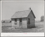 Old house occupied by one of the Ericson brothers, who are members of a FSA cooperative. Box Elder County, Utah