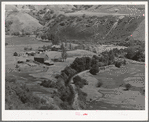 Farmstead and irrigation ditch on outskirts of Logan, Utah