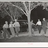 Mormon farmers arriving for meeting. They own a cooperative stallion bought with a FSA loan. Box Elder County, Utah