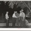 Mormon farmers arriving for meeting. They own a cooperative stallion bought with a FSA loan. Box Elder County, Utah