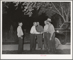 Mormon farmers arriving for meeting. They own a cooperative stallion bought with a FSA loan. Box Elder County, Utah