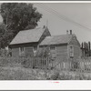 Old house of Mormon farmer. Mendon, Utah