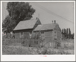 Old house of Mormon farmer. Mendon, Utah