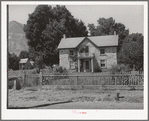 Old rock house in the village of Mendon, Utah