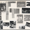 Collages of research and production material for West Side Story, assembled by Jerome Robbins