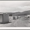 Main street, Chamisal, New Mexico