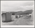Main street, Chamisal, New Mexico