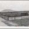 Corral and horse barn. Costilla, New Mexico