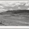 Tributary of the Rio Costilla near Amalia, New Mexico. Irrigated farmland is in the center and grazing land surrounding