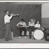 Orchestra with traveling show (Spanish-American). Penasco, New Mexico