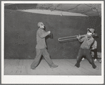 Penasco, New Mexico. Spanish-American clowns at a travelling show