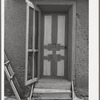 Entrance to Spanish-American house. Chamisal, New Mexico