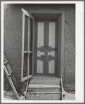 Entrance to Spanish-American house. Chamisal, New Mexico