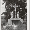 Monument in Catholic cemetery, Penasco, New Mexico. The monument was donated by a local rich man