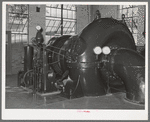 Hydroelectric plant of city of Logan, Utah. The streams flowing from the mountains provide water for power and irrigation