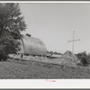 Barn and haystack of Mormon farmer. Cache County, Utah