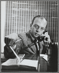 Harold Prince in his office