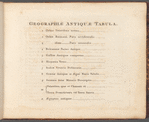 Geographae antique tabula