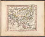 Asia from the latest observations regulated by Russian map of Siberia
