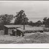 Back of dugout of Jack Whinery. To the front can be added above-ground rooms. Pie Town, New Mexico