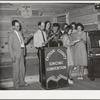 A group of singers from Quemado who are competing for the Catron County championship at the Pie Town, New Mexico, singing convention