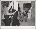 Musicians at the square dance. Pie Town, New Mexico