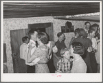 Round dance at the square dance. Pie Town, New Mexico