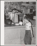 Scene in commissary. Mogollon, New Mexico
