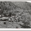Looking down on Mogollon, New Mexico