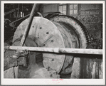 Ball mill at gold mine. Mogollon, New Mexico