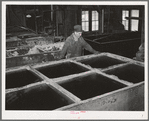 Precipitation tanks at gold mine where gold is precipitated out of cyanide solution. Mogollon, New Mexico