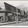 Detail of main street of Mogollon, New Mexico
