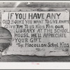 Sign on side of building. Mogollon, New Mexico