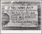 Sign on side of building. Mogollon, New Mexico