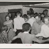 Dancing the Paul Jones at square dance. Pie Town, New Mexico