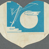 Paper heart-shaped messages in English