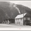 Houses in early morning. Silverton, Colorado