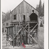 Detail of abandoned gold mill. San Juan County, Colorado