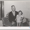 Man of Spanish extraction and his grandchild. Concho, Arizona